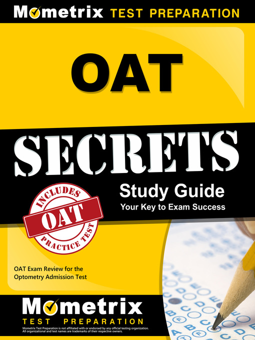 Title details for OAT Secrets Study Guide by OAT Exam Secrets Test Prep Team - Available